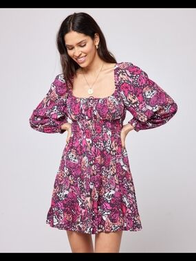 LSPACE CASSIDY DRESS IN WINGS N THINGS SIZE SMALL NWT